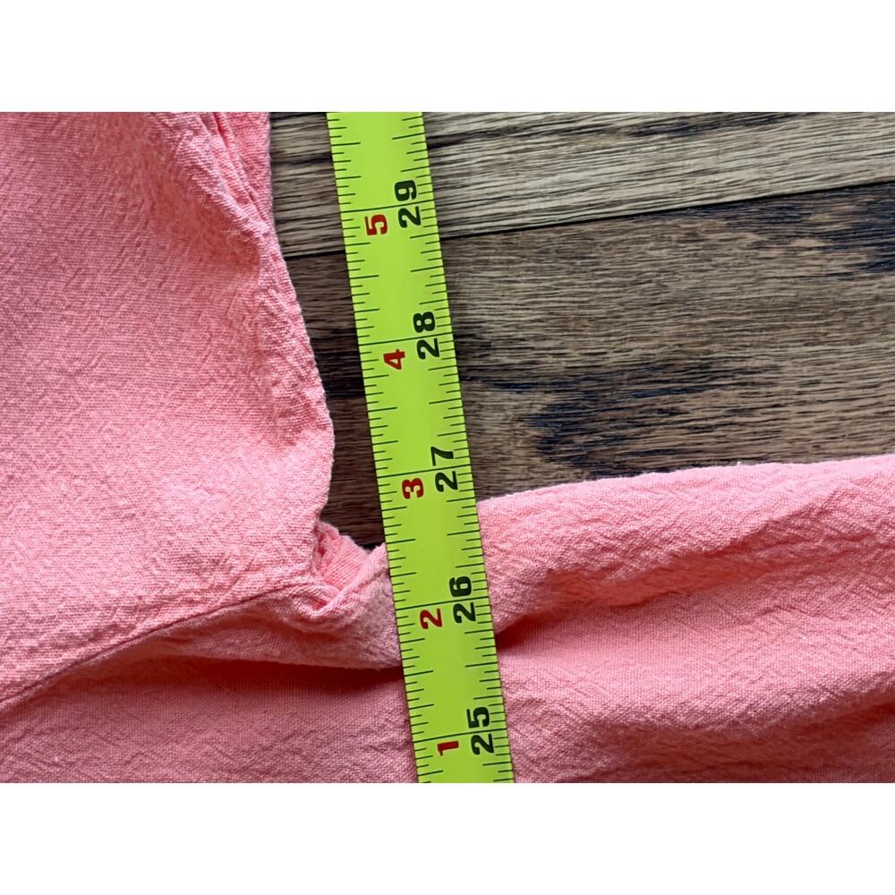 Maria de Guadalajara Pink 100%Cotton Oversized Shirt Sz L - Picture 8 of 10